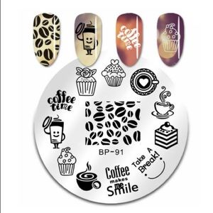 5 pc nail stamping plates / nail art